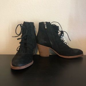 Sam Edelman lace up booties